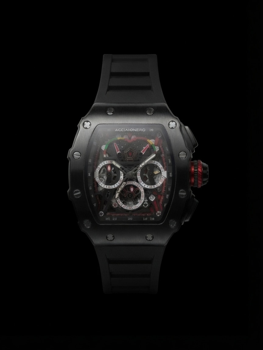 Acciaio Nero Watch — Black On Black